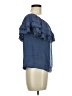 Lovestitch 100% Polyester Blue Short Sleeve Blouse Size M - photo 4