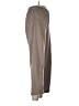 J for Justify 100% Polyester Solid Brown Casual Pants Size L - photo 4