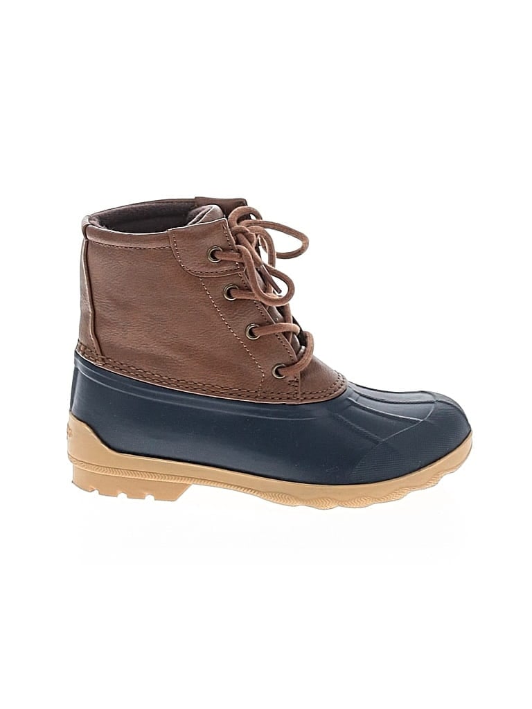 Pre-owned Sperry Top-sider® Kids' Rain Boots Brown Shoes