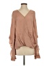Oddi Tan 3/4 Sleeve Blouse Size S - photo 1