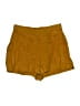 Wilfred 100% Linen Solid Yellow Shorts Size S - photo 1