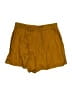 Wilfred 100% Linen Solid Yellow Shorts Size S - photo 2