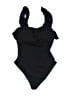 Eberjey Solid Black One Piece Swimsuit Size S - photo 1
