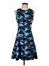 Hale Bob Camo Blue Cocktail Dress Size S - photo 1