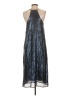 Corey Lynn Calter 100% Polyester Metallic Blue Cocktail Dress Size S - photo 2