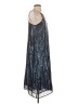 Corey Lynn Calter 100% Polyester Metallic Blue Cocktail Dress Size S - photo 4