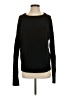 Crippen 100% Cashmere Chevron-herringbone Black Cashmere Pullover Sweater Size S - photo 1