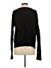 Crippen 100% Cashmere Chevron-herringbone Black Cashmere Pullover Sweater Size S - photo 2