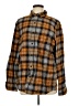St. John's Bay Plaid Orange Long Sleeve Button-Down Shirt Size L - photo 1