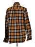 St. John's Bay Plaid Orange Long Sleeve Button-Down Shirt Size L - photo 2