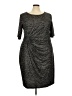 Connected Apparel Gray Cocktail Dress Size 24W - photo 1