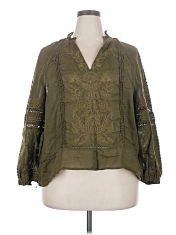 Sundance 3/4 Sleeve Blouse (view 1)