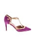 Halogen Color Block Purple Heels Size 10 1/2 - photo 1