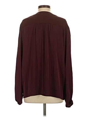 BOSS by HUGO BOSS Long Sleeve Silk Top (view 2)