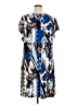 Style&Co Print Blue Casual Dress Size 1X - photo 2