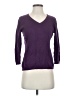 Neiman Marcus 100% Cashmere Purple Cashmere Pullover Sweater Size S - photo 1