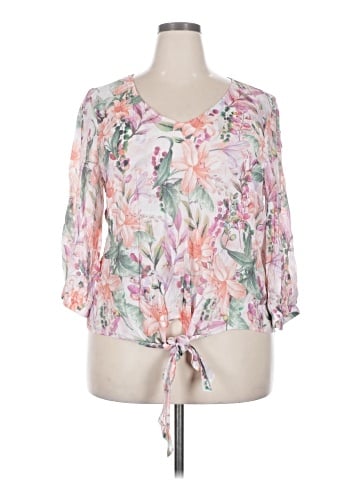 Olivia & Martin 3/4 Sleeve Blouse (view 1)