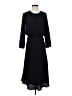 Wilfred 100% Polyester Solid Black Casual Dress Size S - photo 1