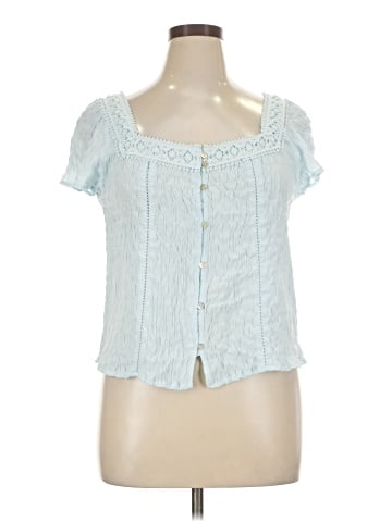 Pink Republic Short Sleeve Blouse (view 1)