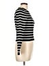 Happily Grey 100% Polyester Black Long Sleeve Top Size L - photo 4