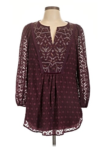 One September 3/4 Sleeve Blouse (view 1)