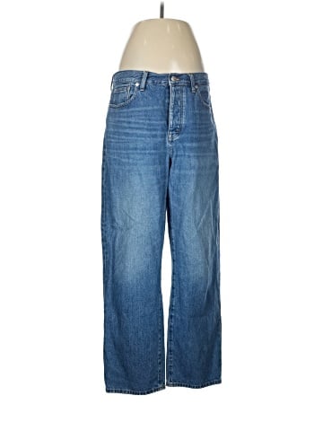 Madewell Low-Slung Straight Jeans in Palmina Wash (view 1)