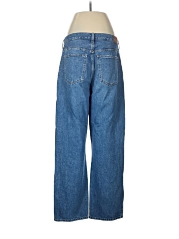 Madewell Low-Slung Straight Jeans in Palmina Wash (view 2)