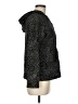 Liz Claiborne 100% Cotton Animal Print Black Jacket Size M - photo 4