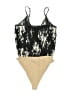 WAYF 100% Polyester Gold Bodysuit Size S - photo 2