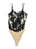 WAYF 100% Polyester Gold Bodysuit Size S - photo 1