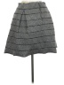Ginger G. 100% Polyester Tweed Gray Formal Skirt Size M - photo 2