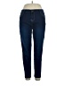 Avenue Solid Blue Jeans Size 14 Plus - photo 1