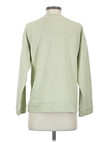 Madewell (Re)sourced Brushed Side-Button Relaxed Sweatshirt (view 2)