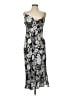 Timing 100% Polyester Paisley Silver Cocktail Dress Size L - photo 1