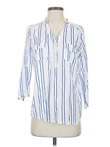 Eden & Olivia 3/4 Sleeve Button-Down Shirt (view 1)
