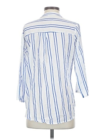 Eden & Olivia 3/4 Sleeve Button-Down Shirt (view 2)
