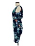Trac Floral Blue Cocktail Dress Size M - photo 5