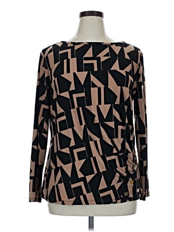 AK Anne Klein Long Sleeve Blouse (view 1)
