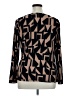 AK Anne Klein Brown Long Sleeve Blouse Size XL - photo 2