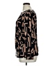 AK Anne Klein Brown Long Sleeve Blouse Size XL - photo 5