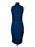 Veronica M. Solid Blue Cocktail Dress Size M - photo 2