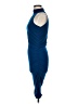 Veronica M. Solid Blue Cocktail Dress Size M - photo 5