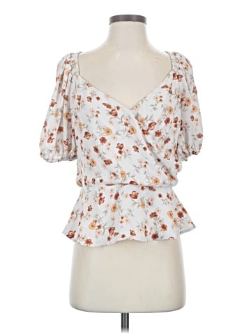 ASTR The Label Short Sleeve Blouse (view 1)