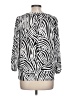 AB Studio Silver 3/4 Sleeve T-Shirt Size L - photo 2