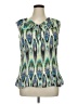 Essentials by Milano Green Sleeveless Blouse Size XL - photo 1