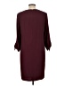 CeCe 100% Polyester Solid Burgundy Casual Dress Size 12 - photo 2