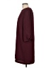 CeCe 100% Polyester Solid Burgundy Casual Dress Size 12 - photo 5