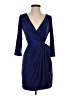 Boston Proper Solid Blue Cocktail Dress Size 2 - photo 1