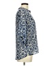 Tantrums 100% Polyester Blue 3/4 Sleeve Blouse Size M - photo 4
