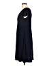 Perseption Solid Black Casual Dress Size L - photo 5